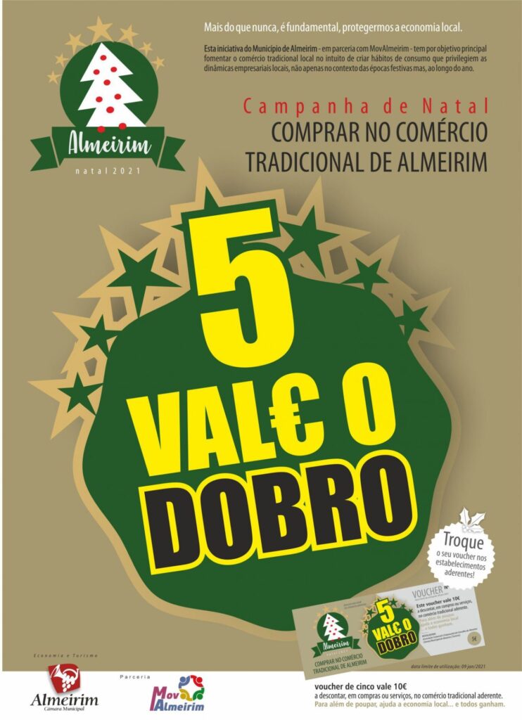 Campanha de apoio ao comércio local começou hoje em Almeirim