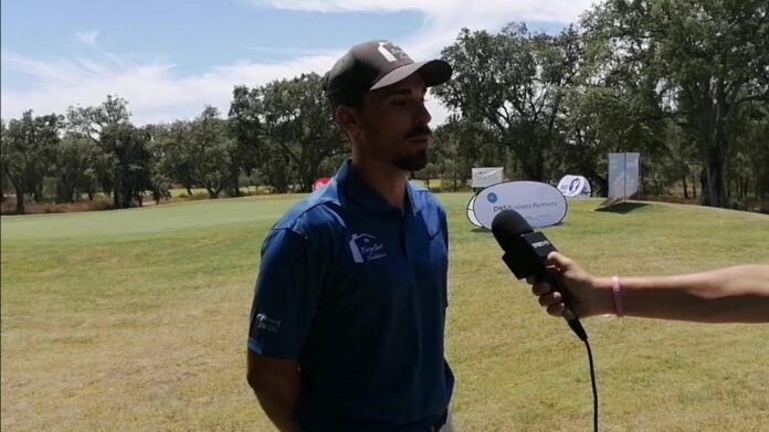 Francisco Oliveira entrevistado pela SportTV, fotografia de Hugo Ribeiro