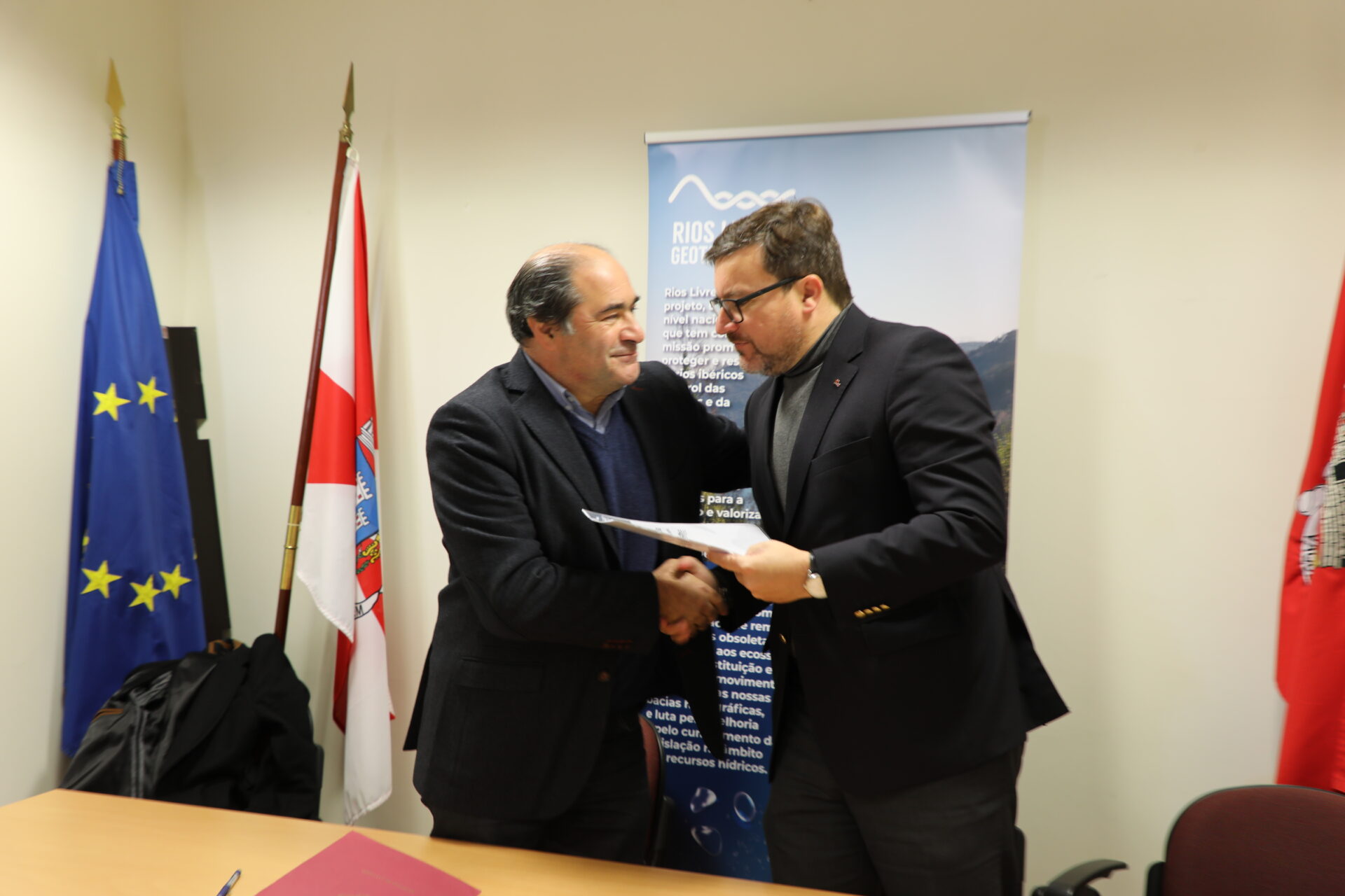 Assinatura Protocolo com a GEOTA e Municípios de Santarem e Alcanena