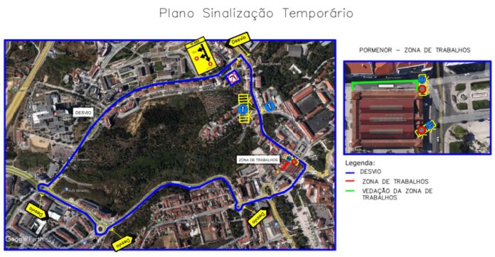 plano sinalizacao rua mercado santarem