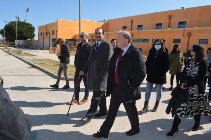 ministro educacao inaugura obras escola canato jardim almeirim