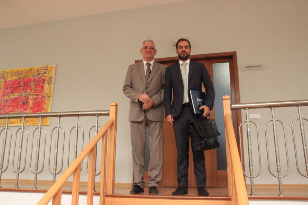 Deputado da Assembleia da República Francisco Dinis visita e reúne na NERSANT